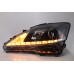 Lexus IS250 06-09 Black Projector Headlamp w LED